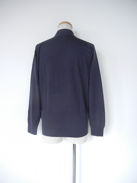 JOHN SMEDLEY ウール カーディガン ヘップバーンスモーク S JOHN